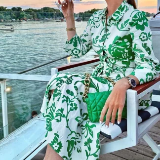 Long Sleeve Floral Dress