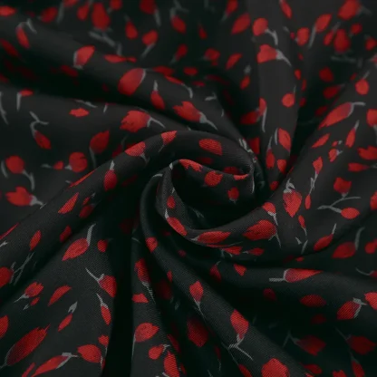 Deep V-neck Long Sleeve Floral Dress - Image 7