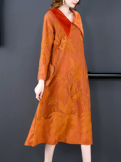 Cozy Embroidery Floral Dress - Image 5