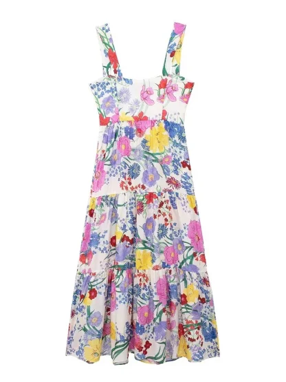 Chic Sleeveless Floral Dress - Image 6