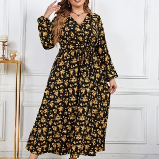 Yellow Floral Dress