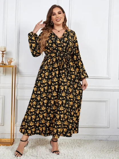 Yellow Floral Dress