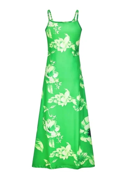 Sleeveless Maxi Floral Dresses - Image 3