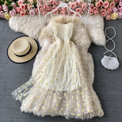 Flowy Smocked Floral Dress - Image 2