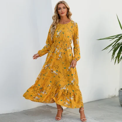 Elastic Waist Ditsy Floral Dresses - Image 5